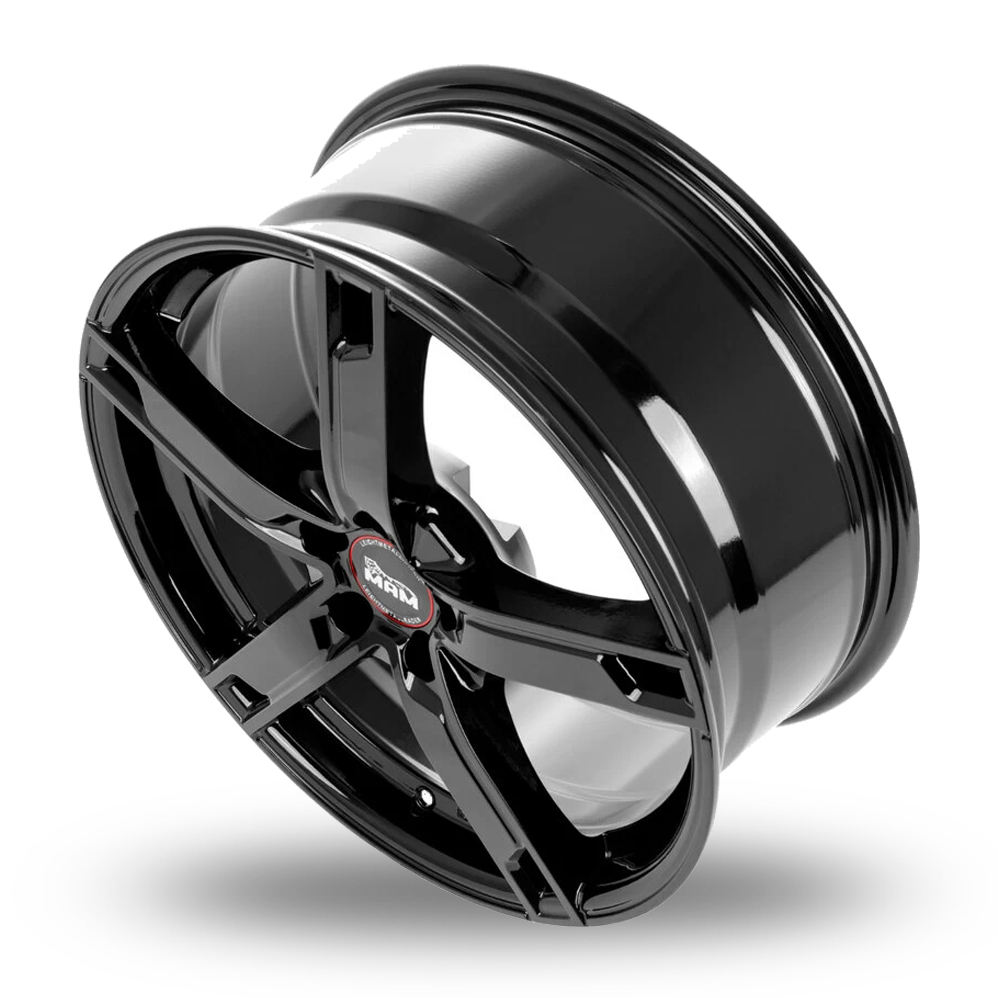 16" MAM W4 Gloss Black Alloy Wheels