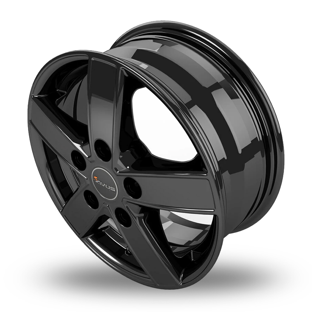 18" Avus Racing AC-V51 Black Alloy Wheels
