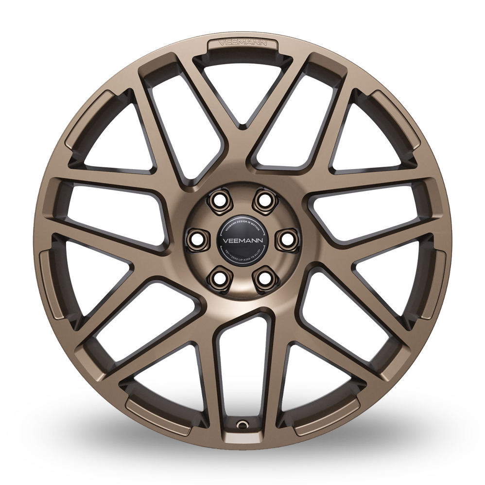 20" VEEMANN LS-Z1 Matt Carbon Bronze Alloy Wheels