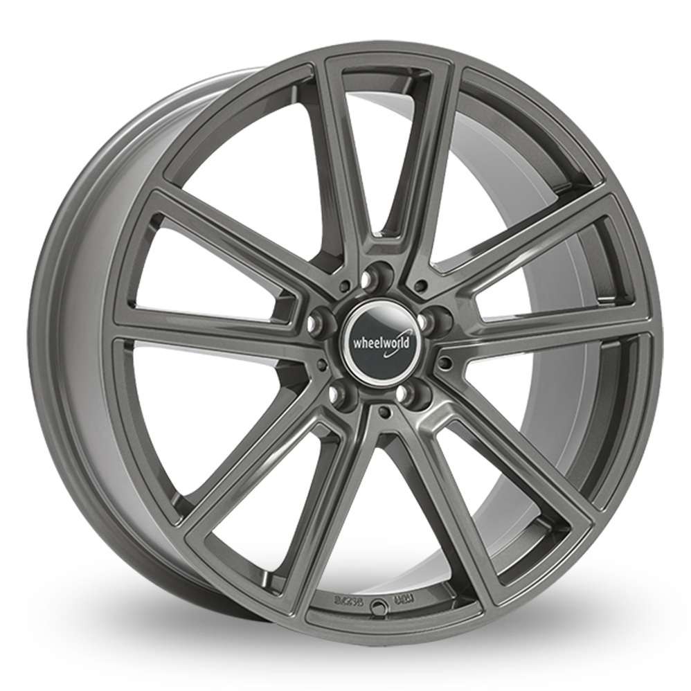 18" Wheelworld WH30 Daytona Grey Alloy Wheels