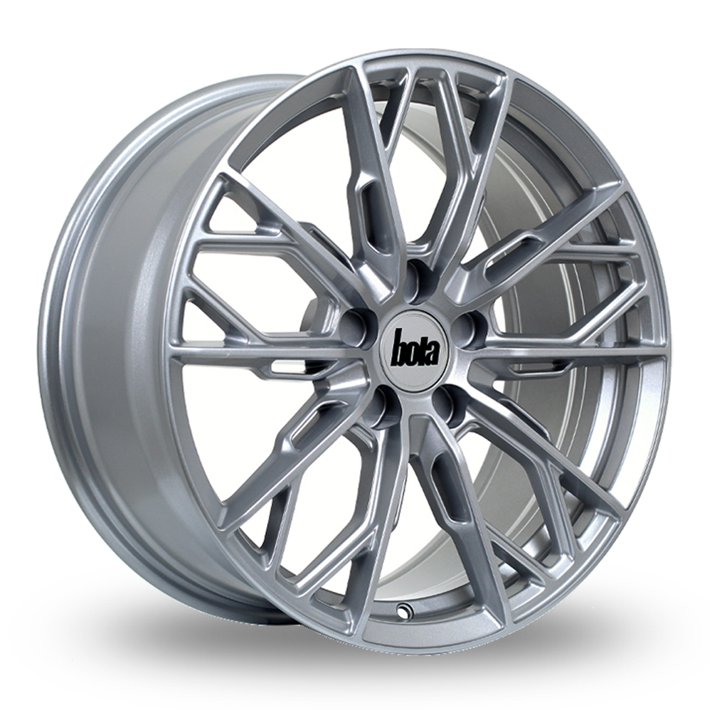 9x20 5x112 ET15-50 Bola FLS (Crystal Silver) (76.0cb) (900kg Load) (12.0kg Weight) (TW) Alloy Wheels