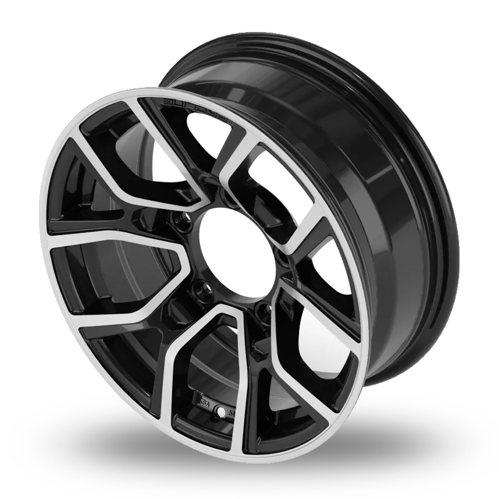 15" Proline PXJ Black Polished Alloy Wheels