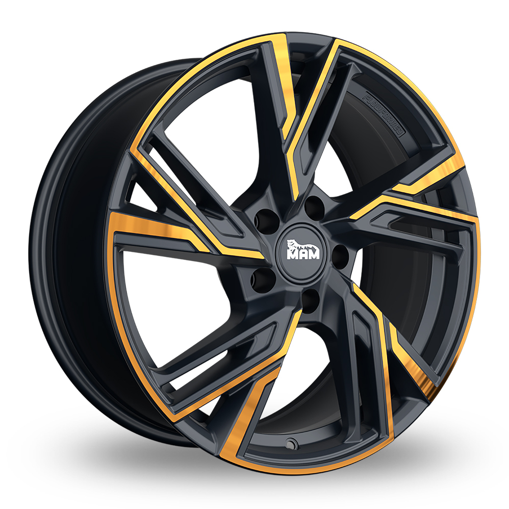 MAM RS5 Matt Black Copper Alloy Wheels