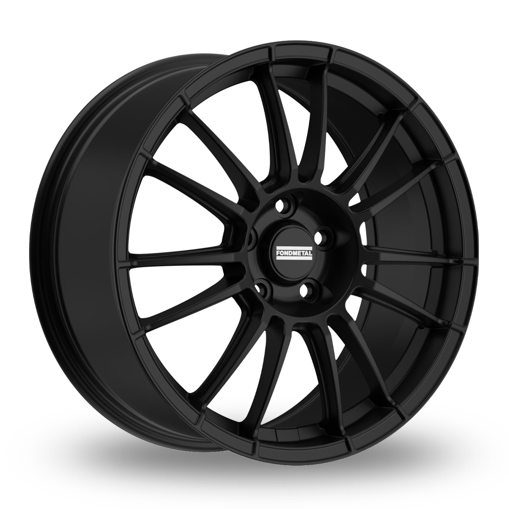 Fondmetal 9RR Matt Black Alloy Wheels