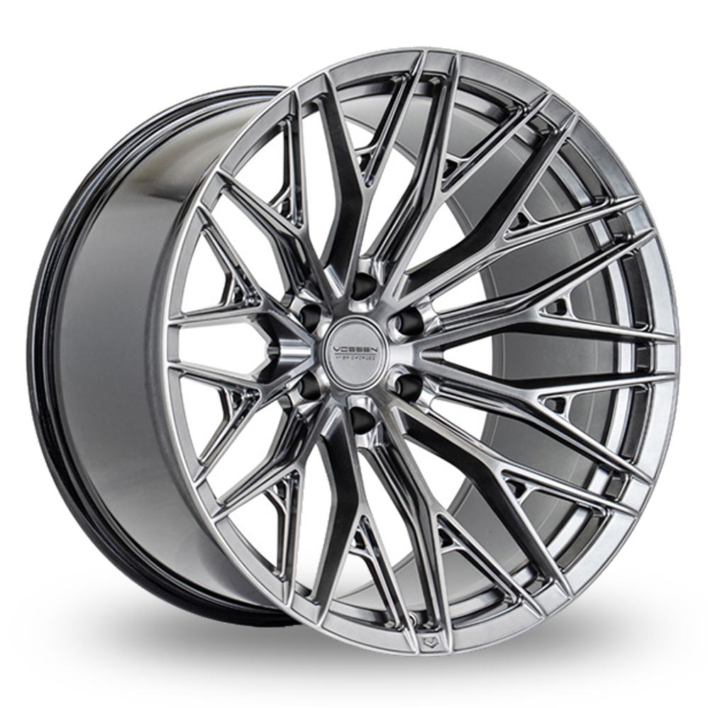 Vossen HFX-6 (10x22) (Super Deep Concave) Hyper Gunmetal Alloy Wheels