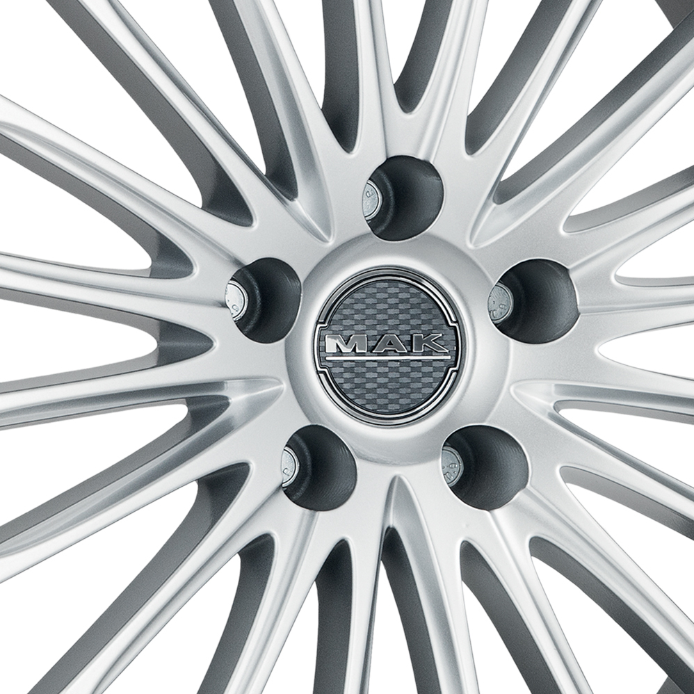 17" MAK Fatale Silver Alloy Wheels