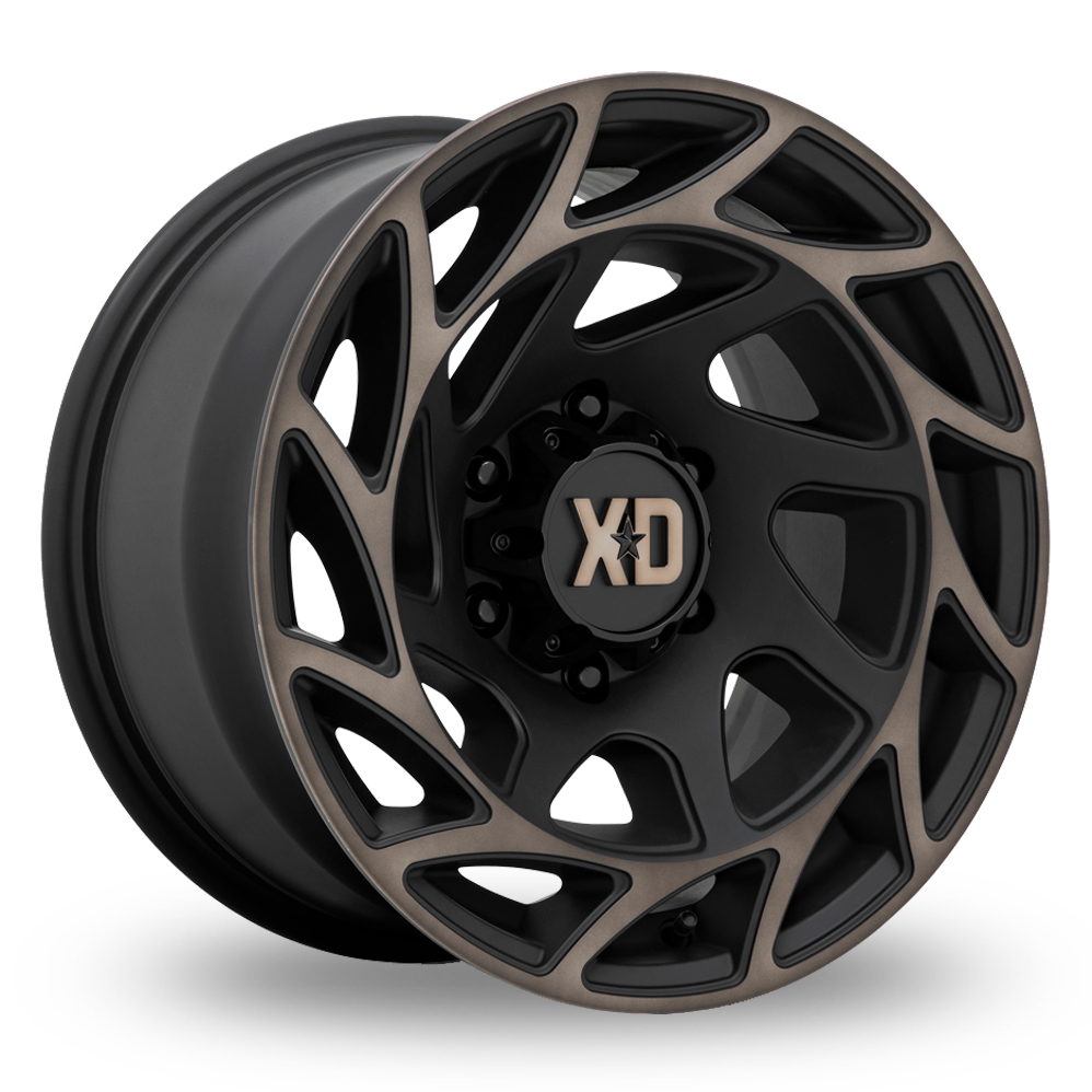 XD XD860 Onslaught (USA Warehouse) Satin Black With Bronze Tint Alloy Wheels