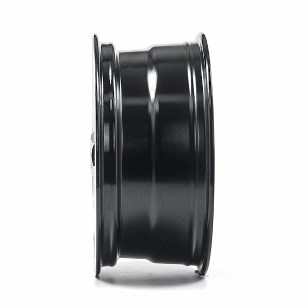 15" Lenso BSX Gloss Black Polished Alloy Wheels