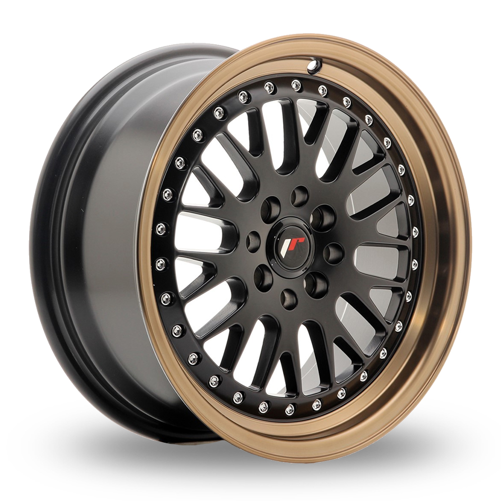Japan Racing JR10 (7x16) Matt Black Bronze Lip Alloy Wheels