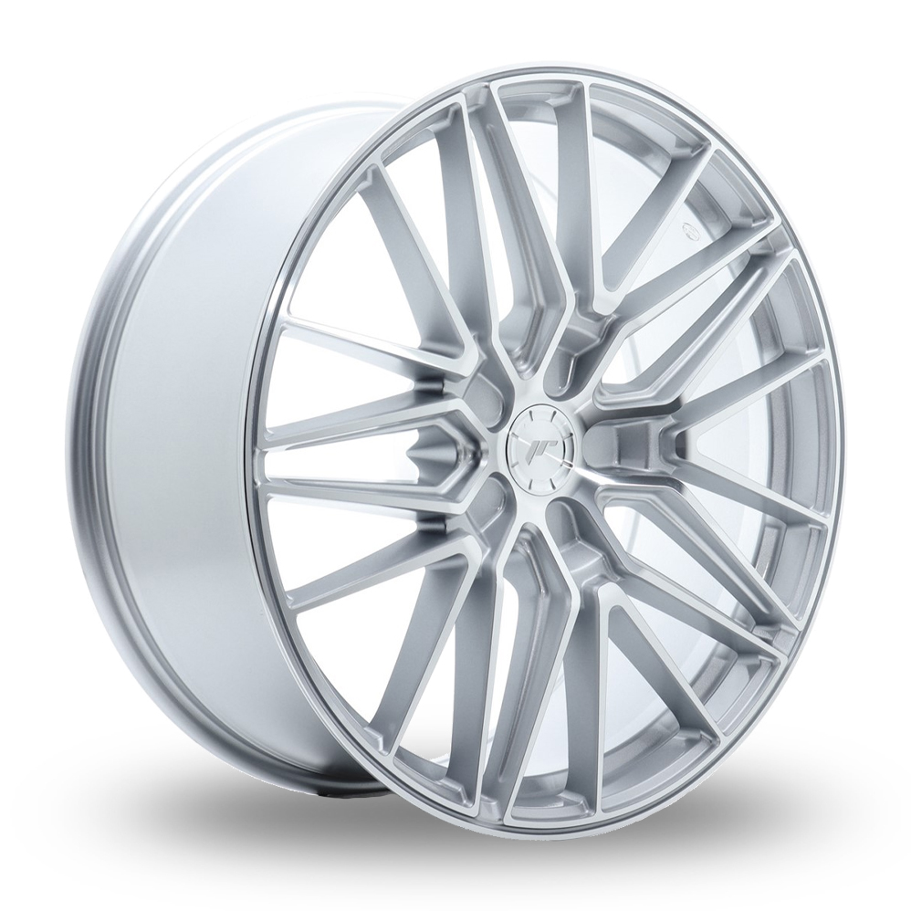 Japan Racing JR38 (9.5x21) (Custom Fitment) Silver Machined Face Alloy Wheels