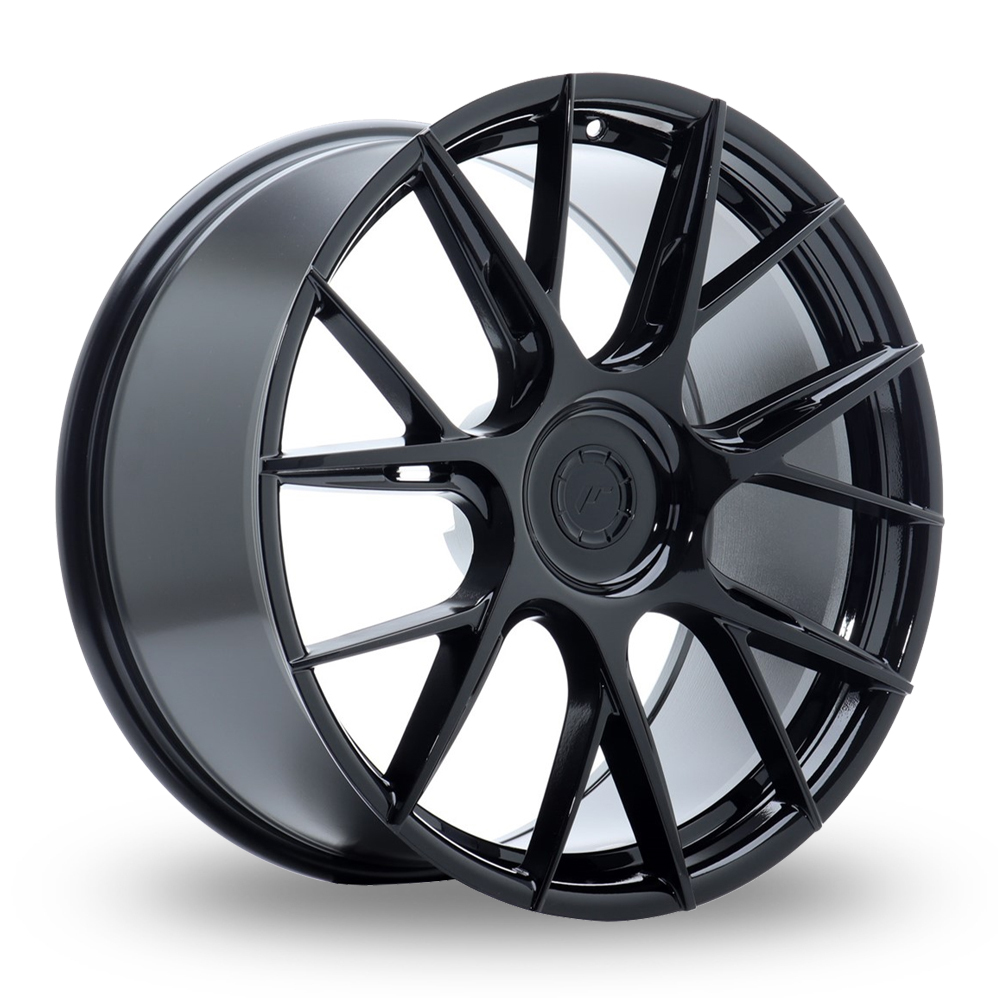 Japan Racing JR42 (8.5x20) (Custom Fitment) Gloss Black Alloy Wheels