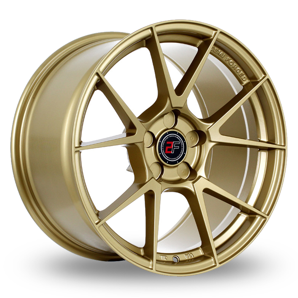 2FORGE ZF6 Gold Alloy Wheels