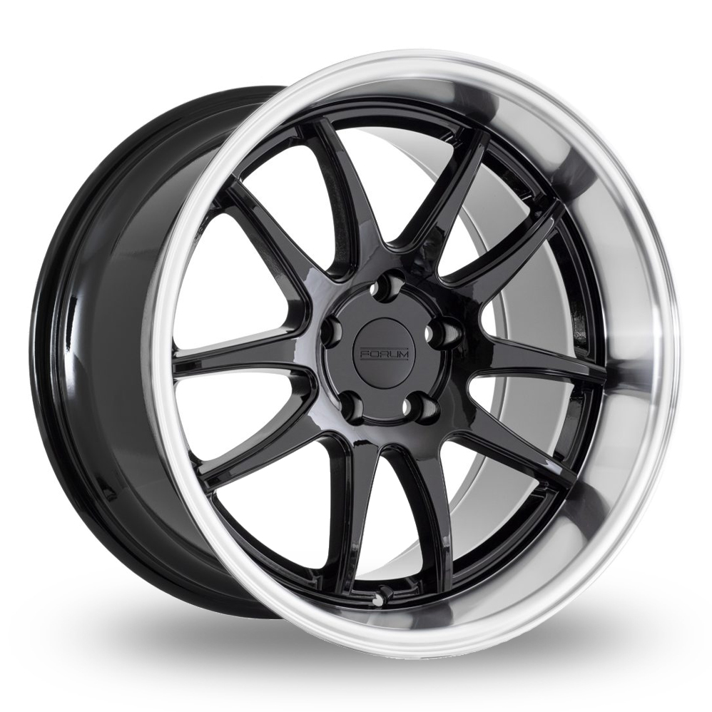 Forum Zeus Black Polished Alloy Wheels