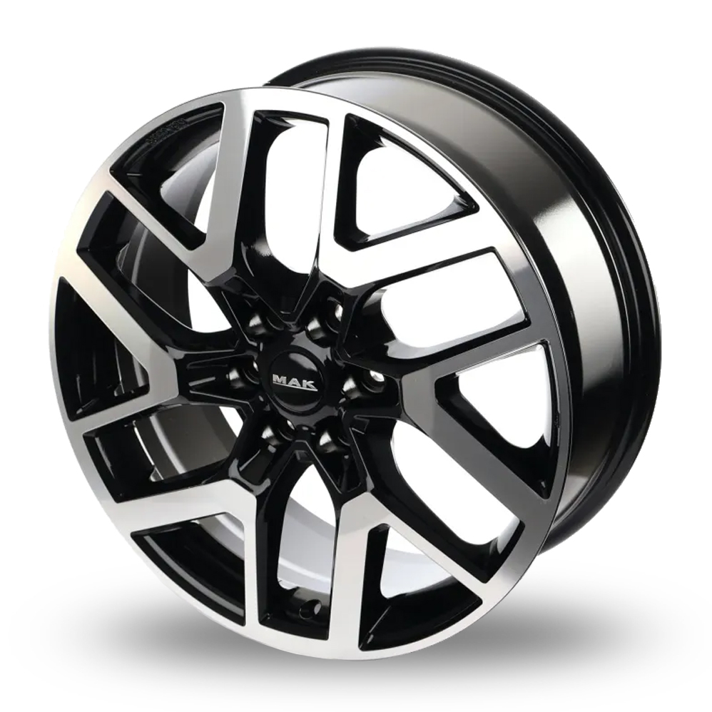 16" MAK Gravel Black Mirror Alloy Wheels