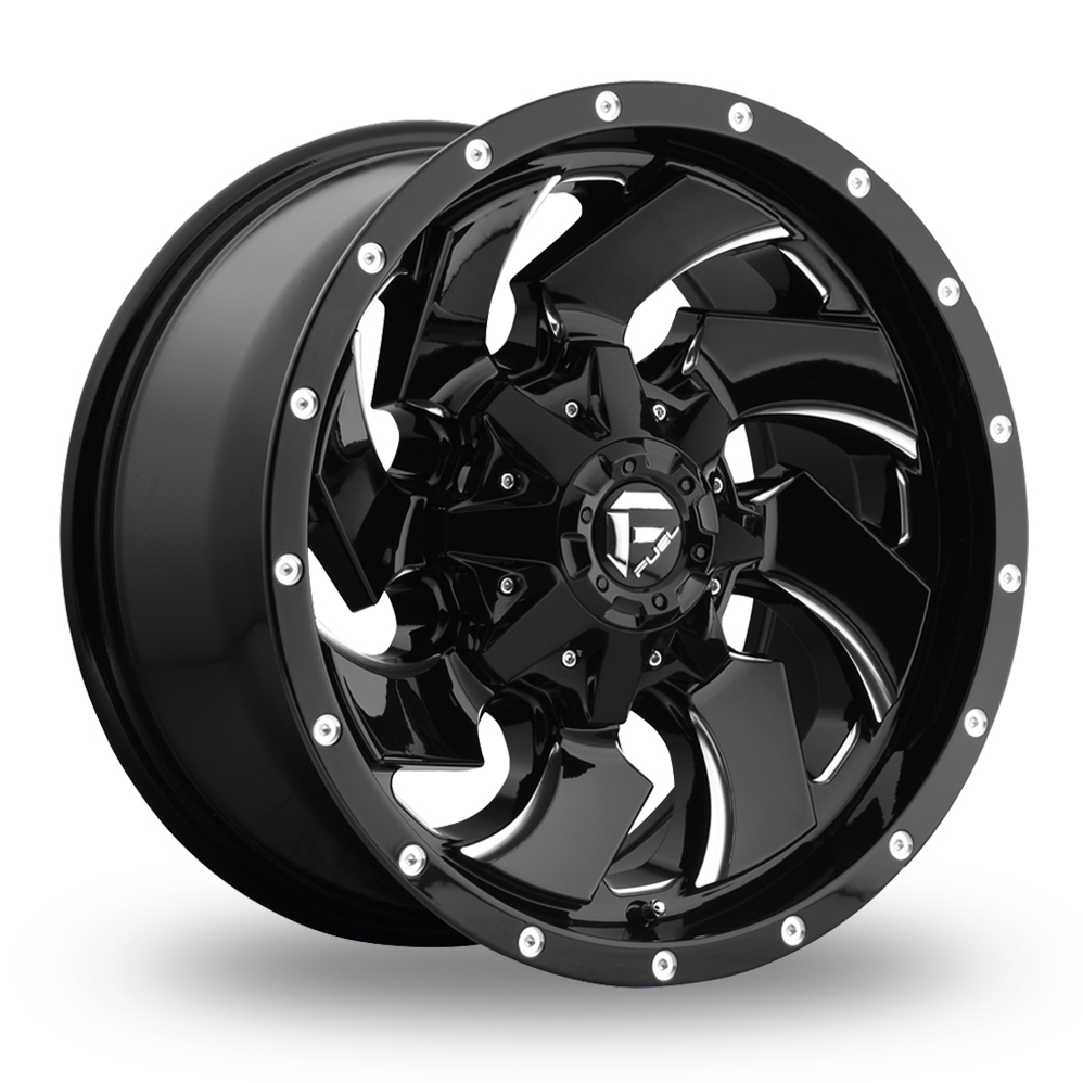 Fuel Off-Road D574 Cleaver (EU Warehouse) Gloss Black Milled Alloy Wheels