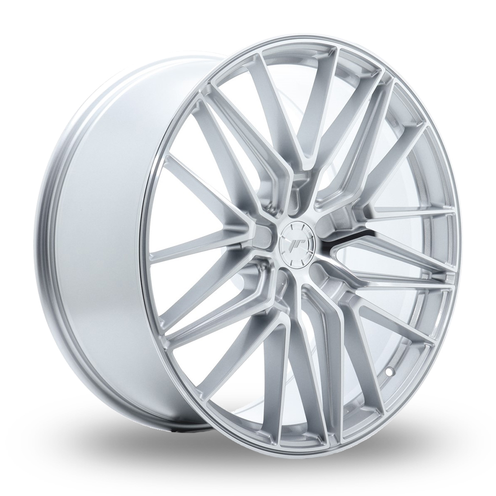 Japan Racing JR38 (9.5x22) (Custom Fitment) Silver Machined Face Alloy Wheels