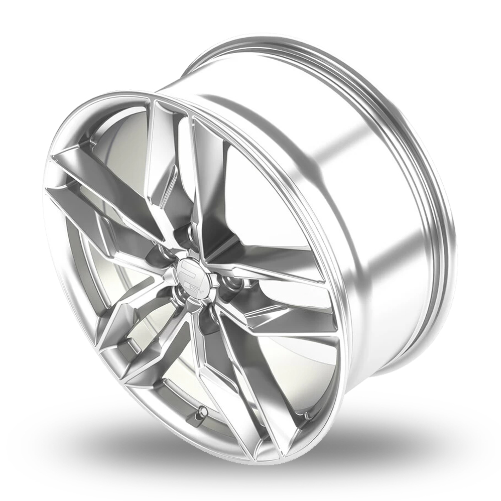 18" 2DRV WH40 Silver Alloy Wheels
