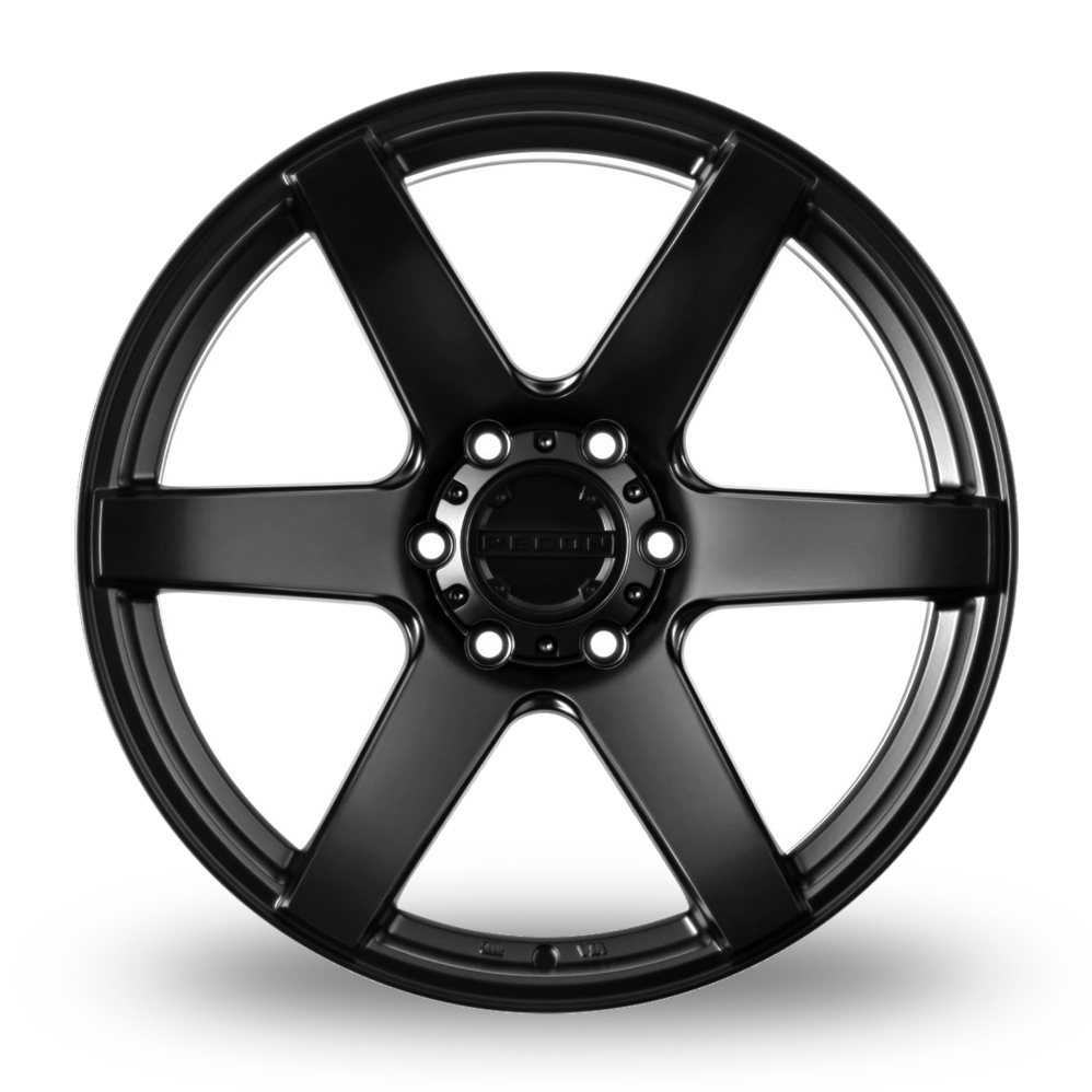 20" Recon Off-Road Delta Satin Black Alloy Wheels