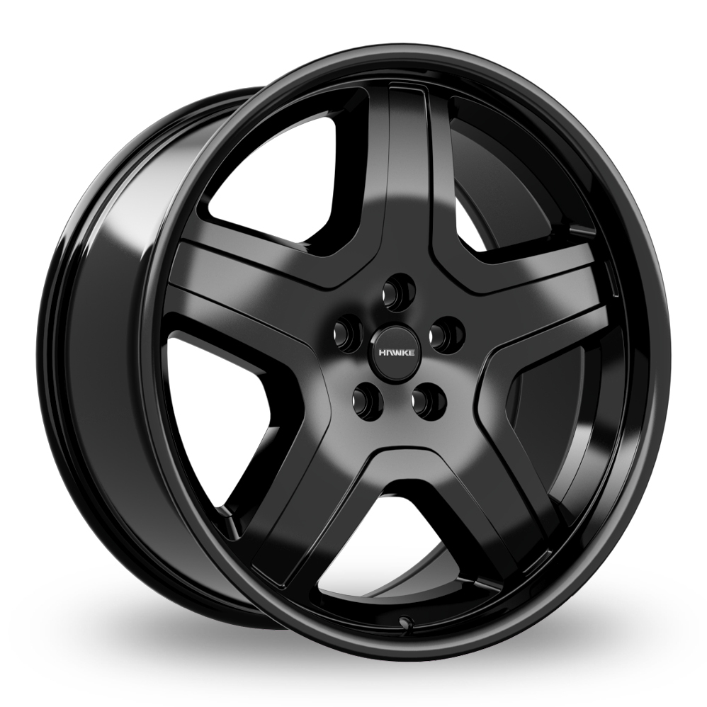 Hawke Deviant Gloss Black Alloy Wheels