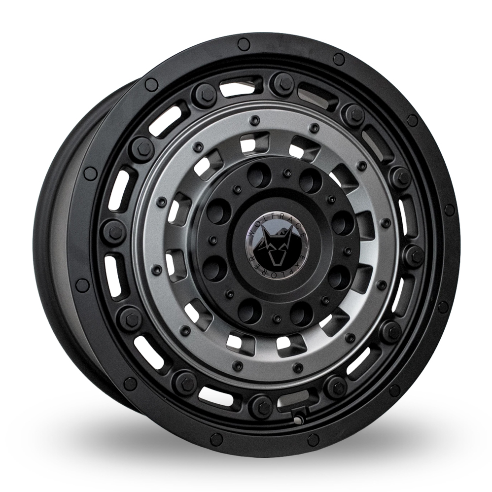 Wolfrace Explorer Overland 2 Matt Black Gunmetal Alloy Wheels