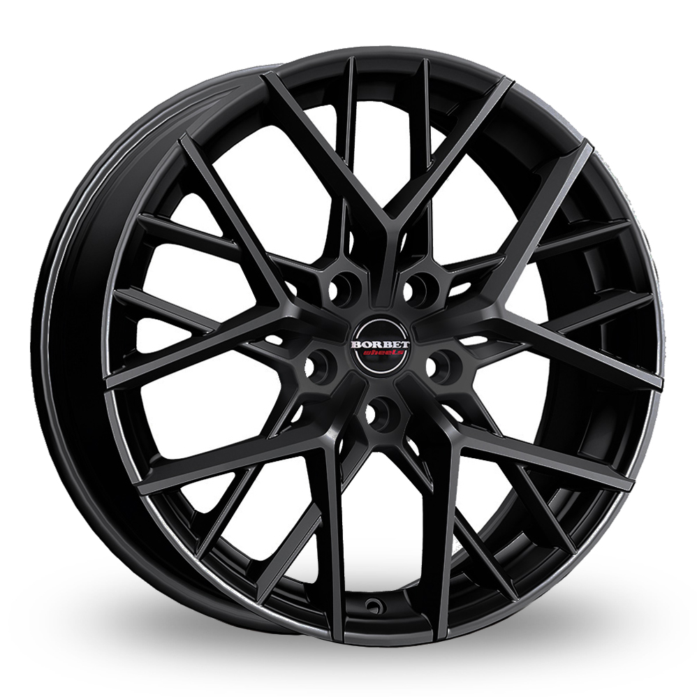 Borbet BY Matt Black Alloy Wheels