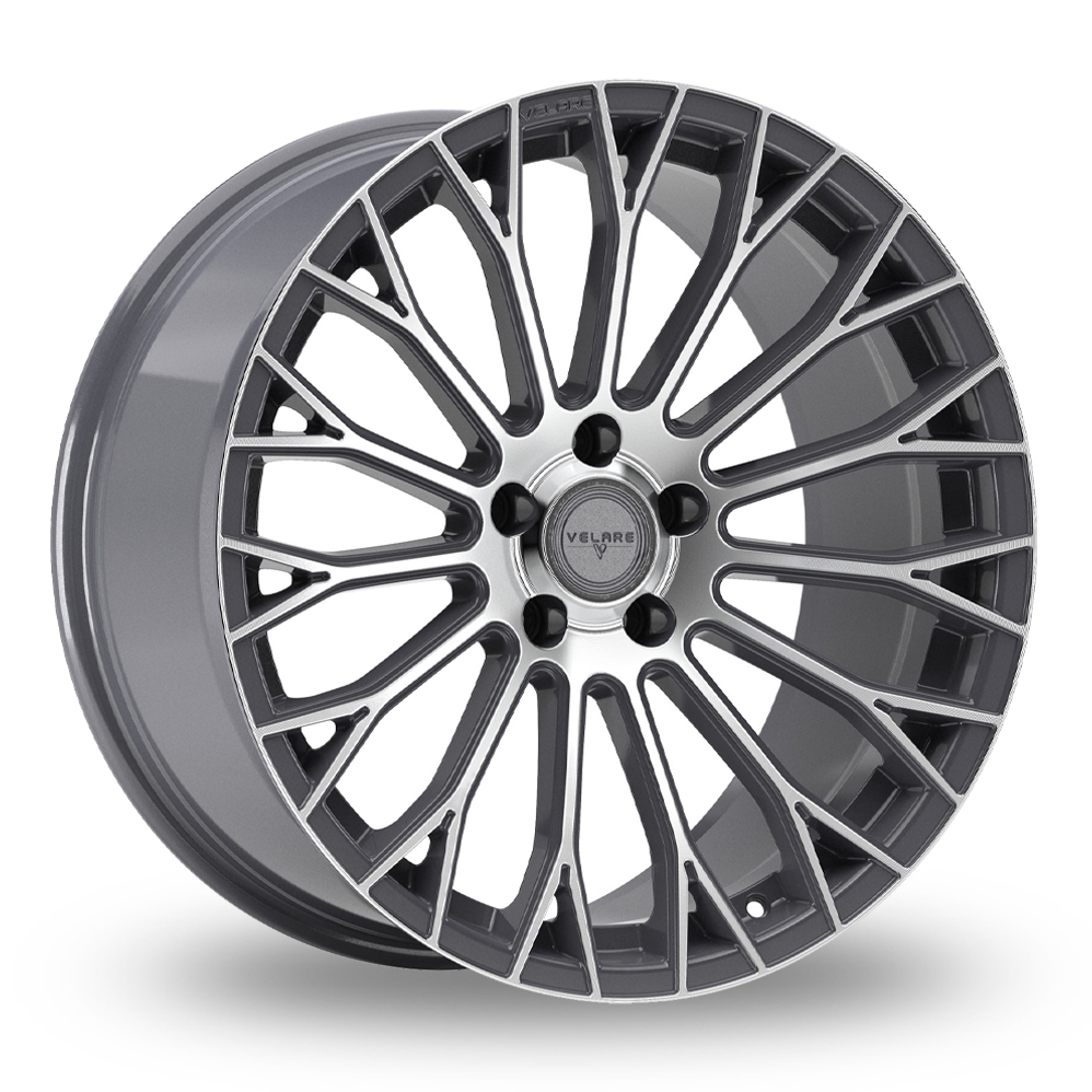 Velare VLR12 Platinum Grey Polsihed Alloy Wheels
