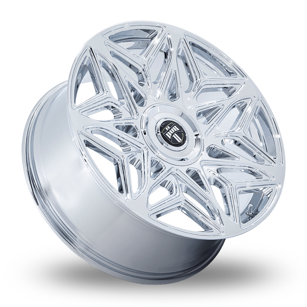22" DUB DC274 Anomaly Chrome Alloy Wheels