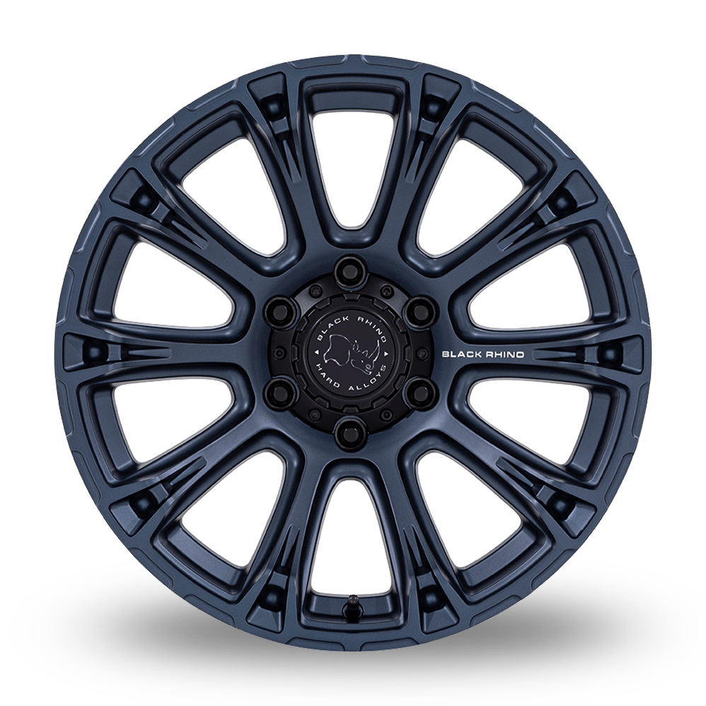 18" Black Rhino BR020 Diamondback (USA Warehouse) Metallic Blue Alloy Wheels