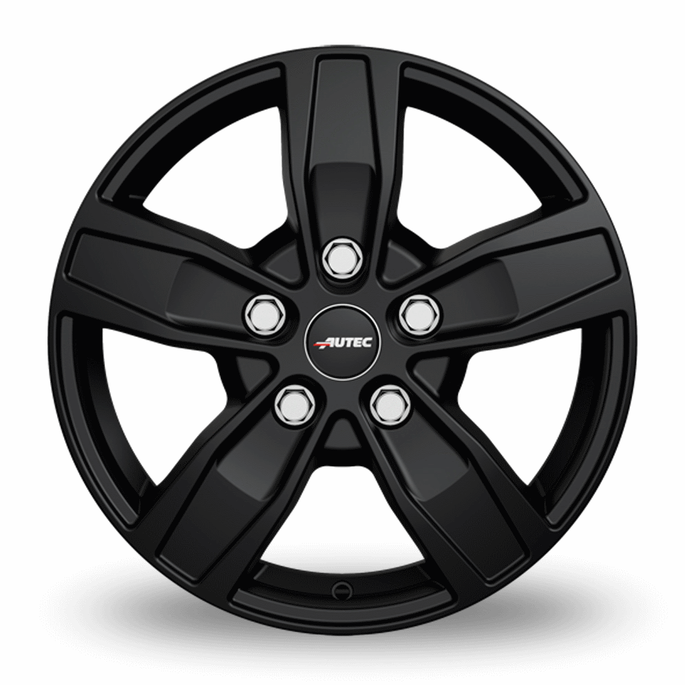 16" Autec Quantro Matt Black Alloy Wheels