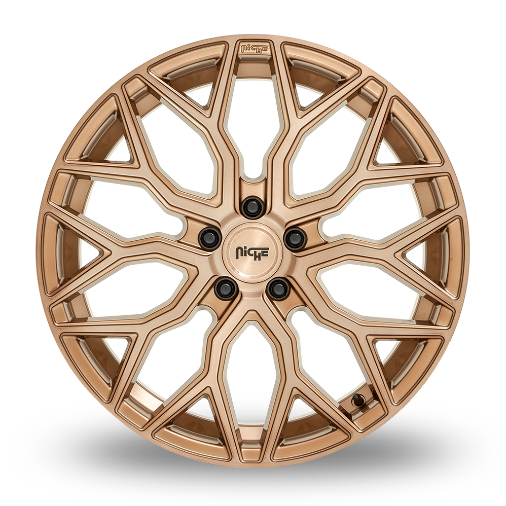 22" Niche M263 Mazzanti (EU Warehouse) Bronze Brushed Alloy Wheels