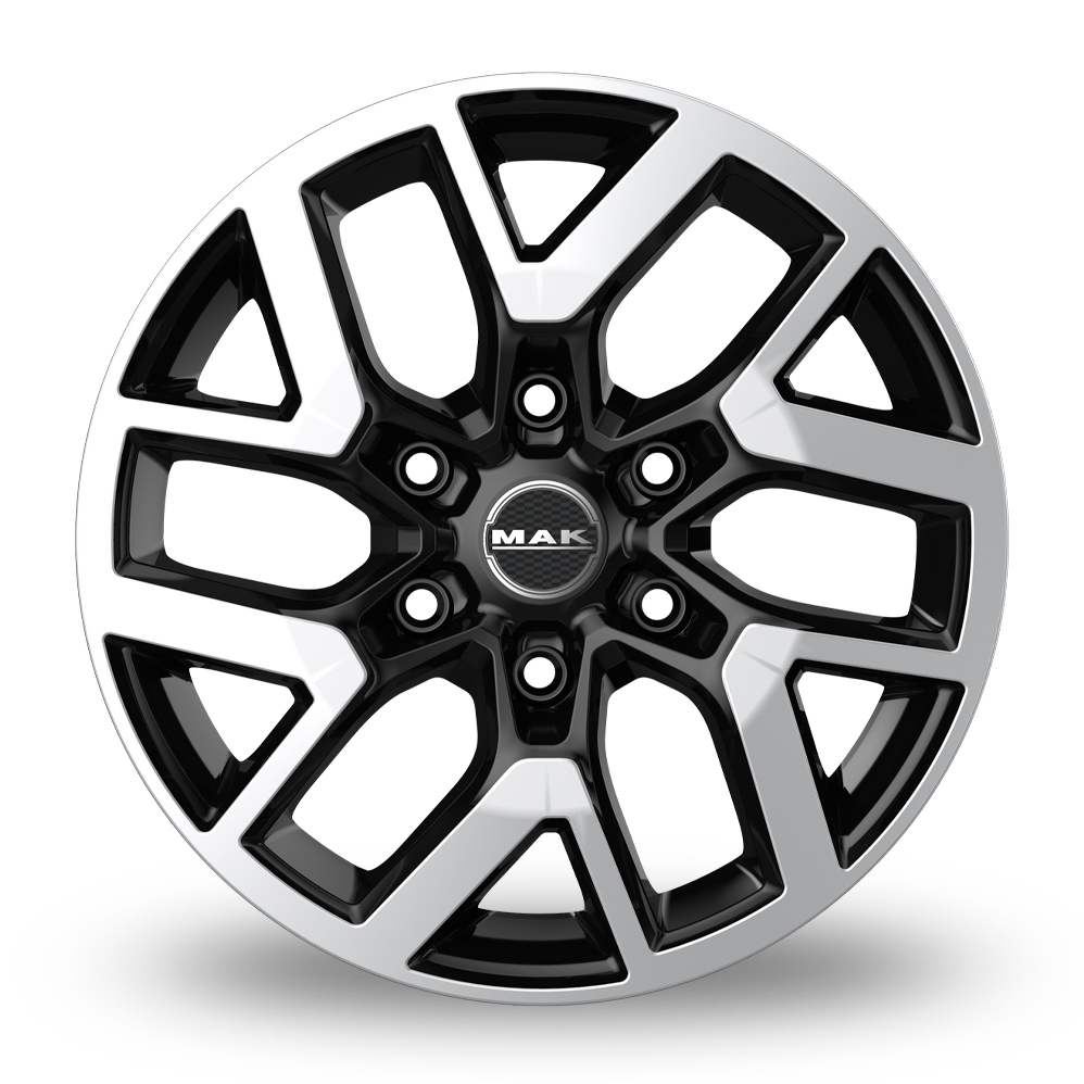 16" MAK Gravel Black Mirror Alloy Wheels