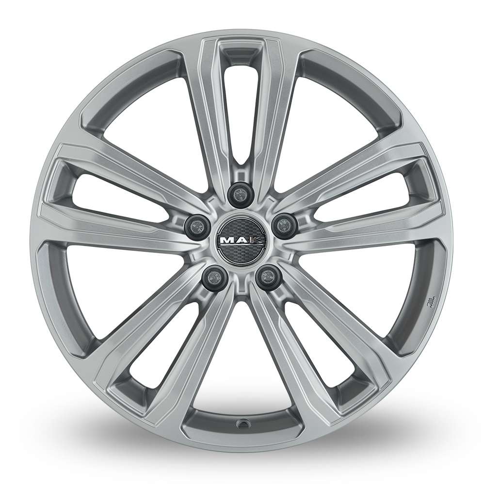 15" MAK Magma Silver Alloy Wheels