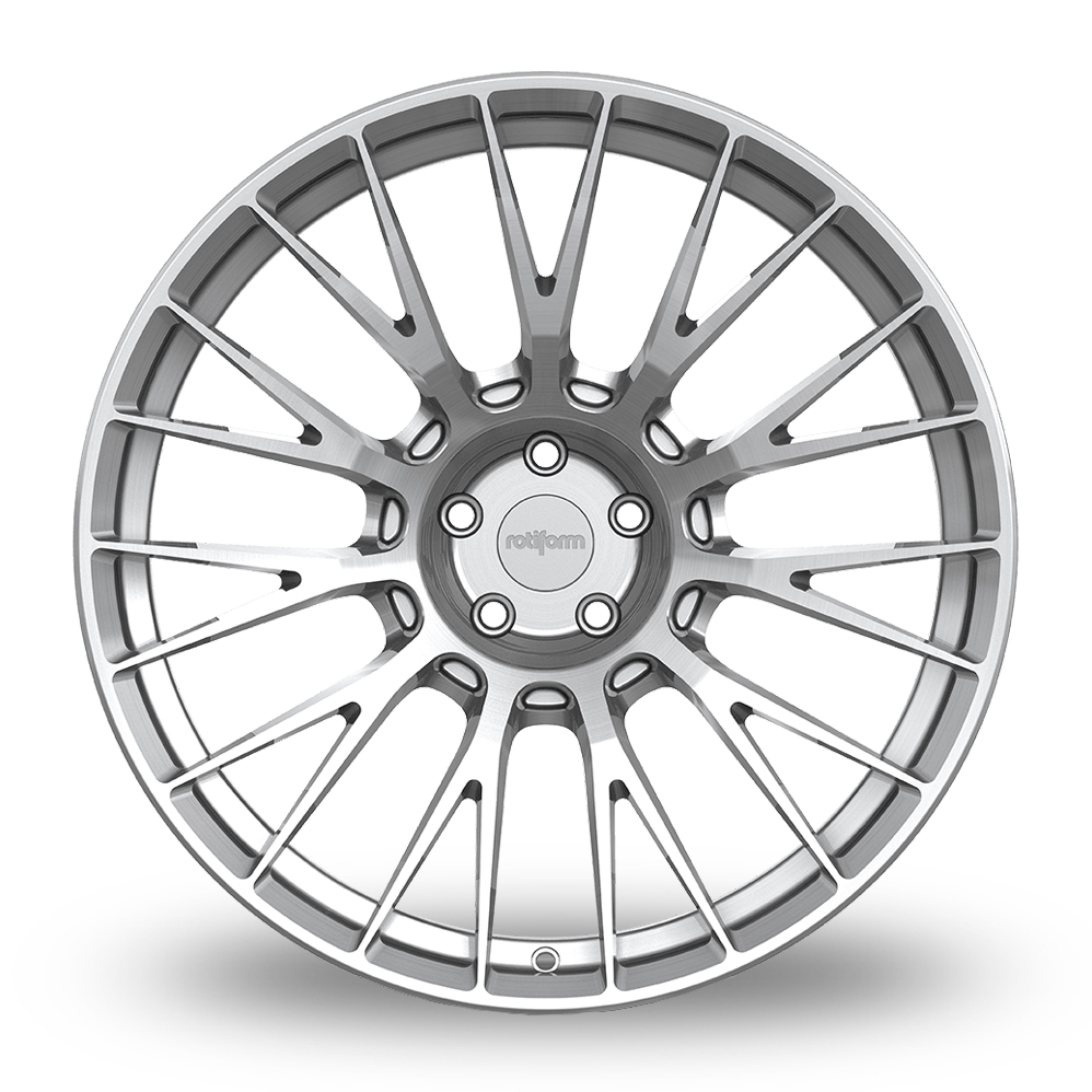 22" Rotiform RF915 LSE Silver Brushed Alloy Wheels