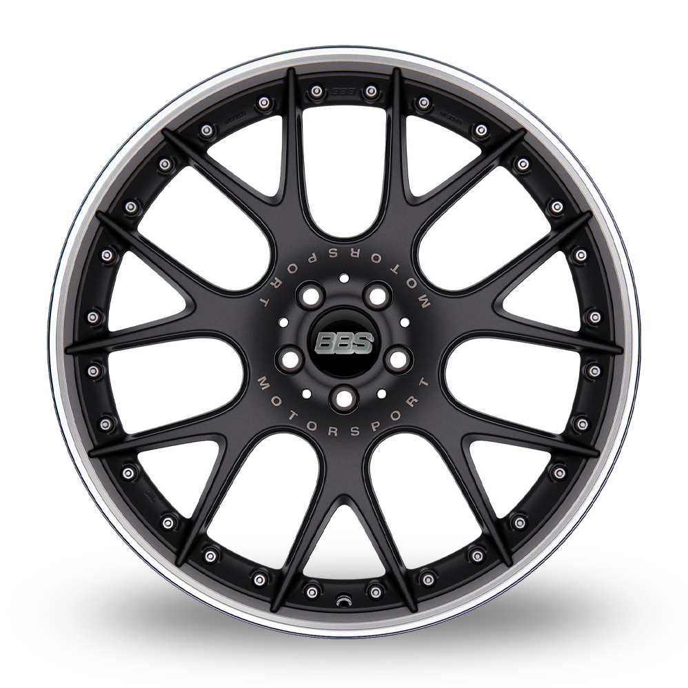 20" BBS CH-RII Platinum Black Alloy Wheels