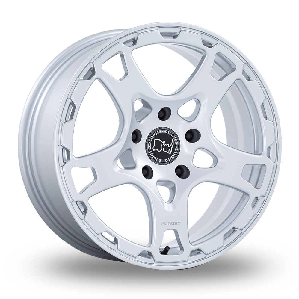 Black Rhino Klaue (USA Warehouse) Matt Silver Alloy Wheels