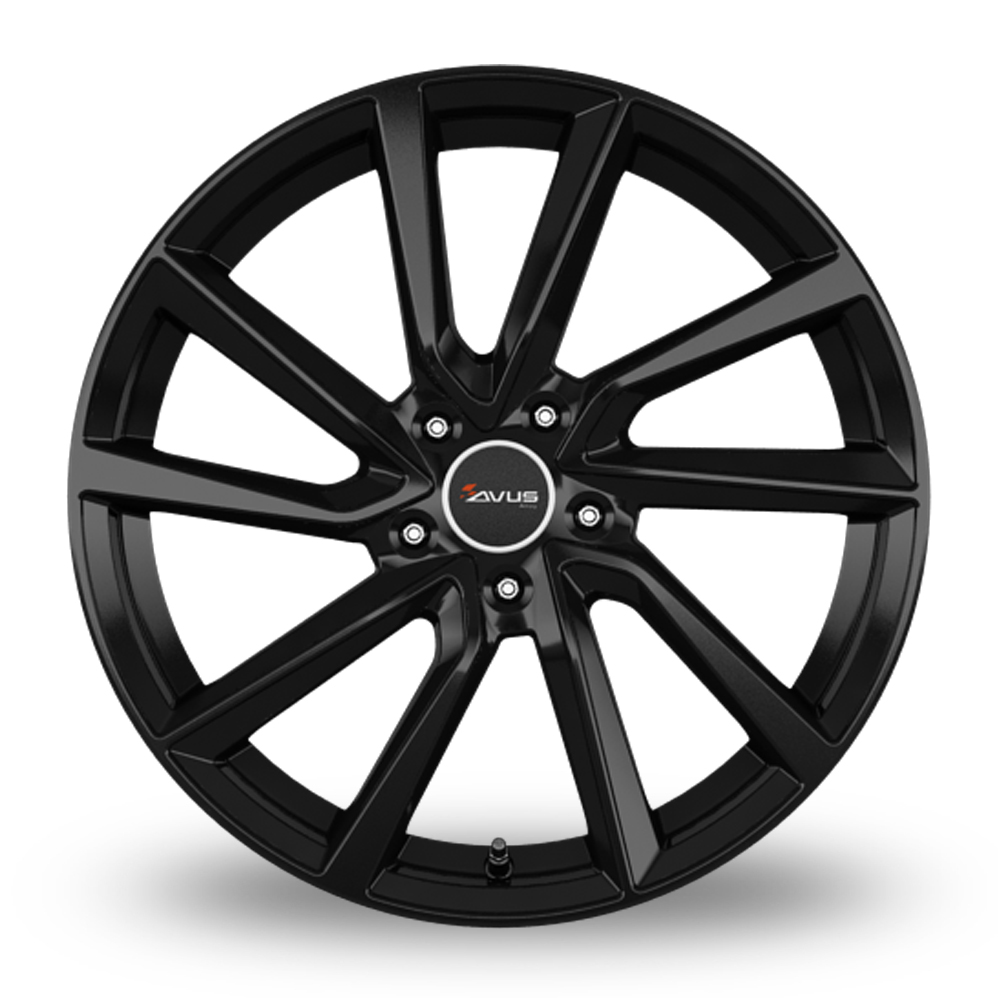 15" Avus Racing AC-518 Black Alloy Wheels