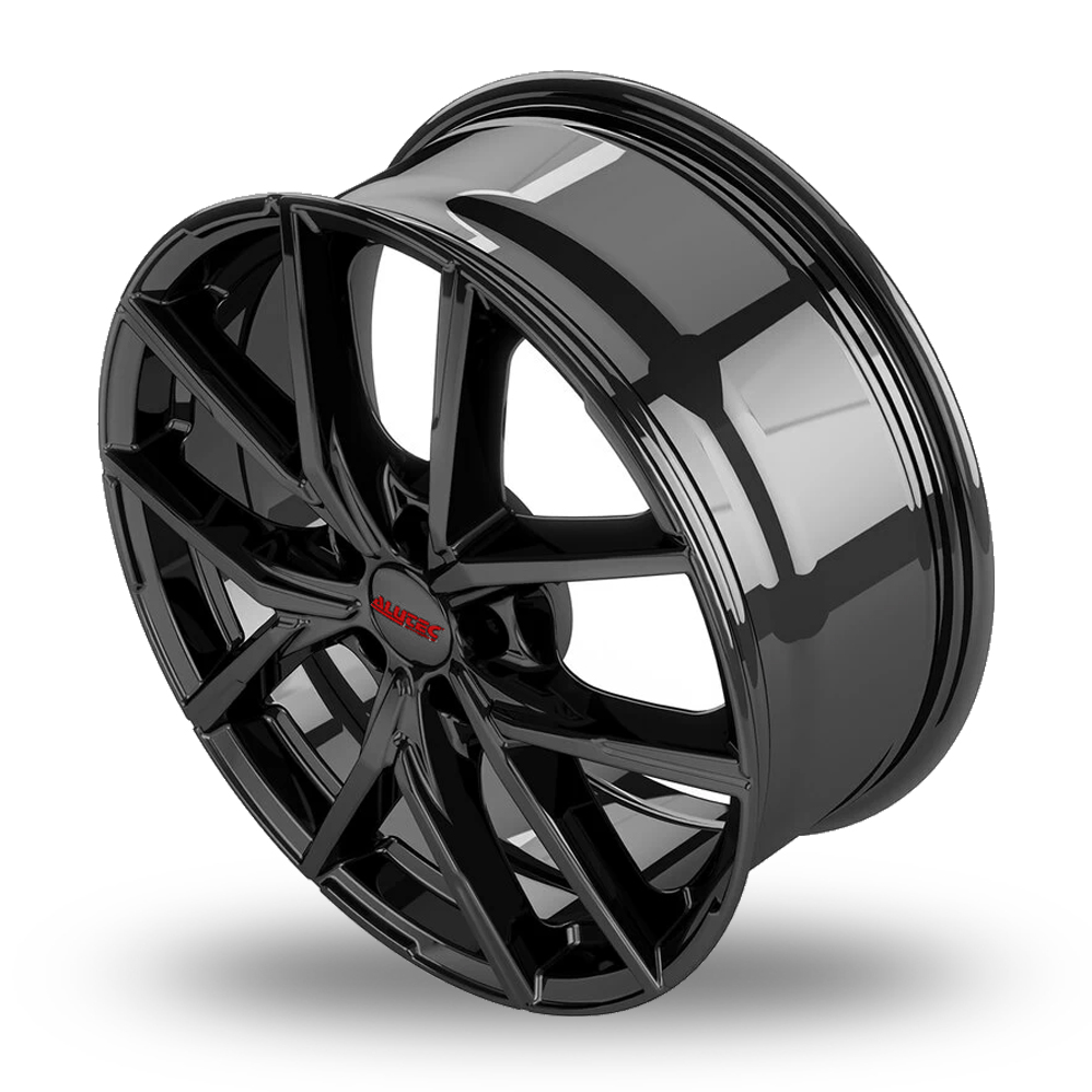 18" Alutec Aveleno Gloss Black Alloy Wheels