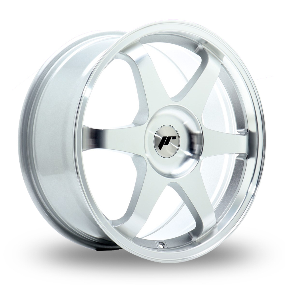 Japan Racing JR3 (8x17) (Custom Fitment) Silver Machined Face Alloy Wheels