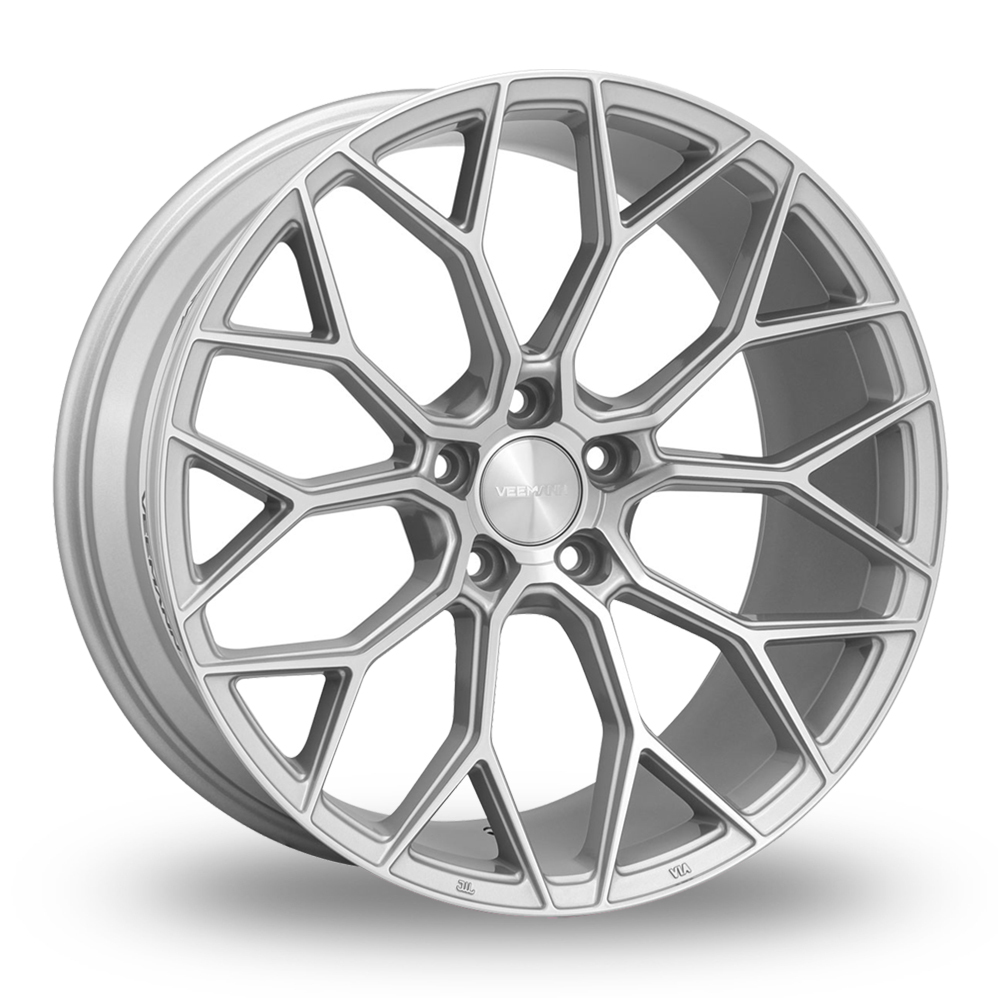 VEEMANN V-FS66 Silver Machined Alloy Wheels