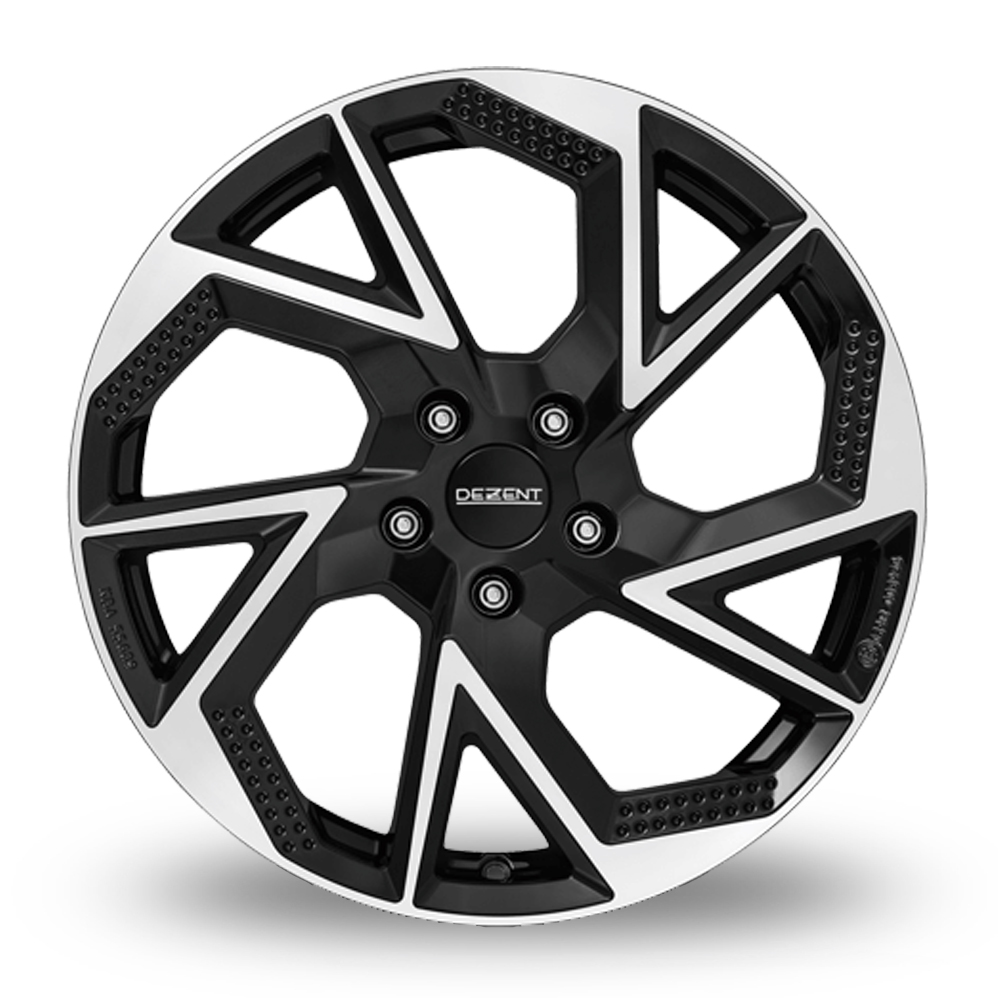 18" Dezent AP Dark Black Polished Alloy Wheels