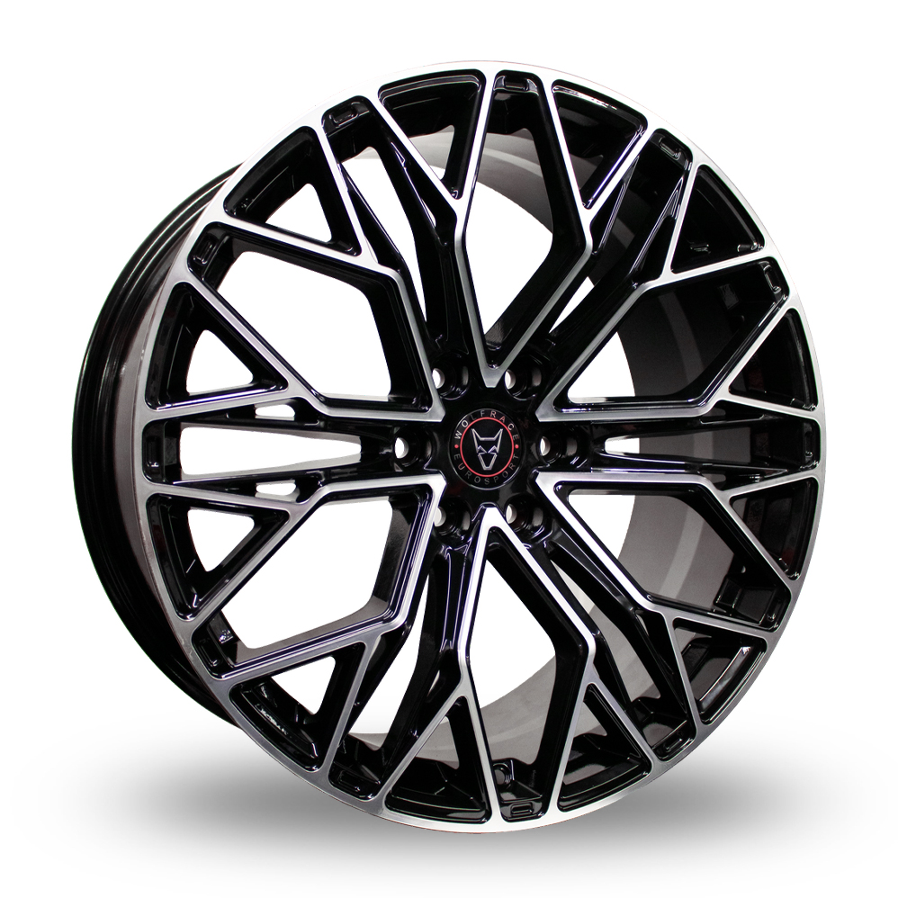 Wolfrace Eurosport FLO 6 Gloss Black Polished Alloy Wheels