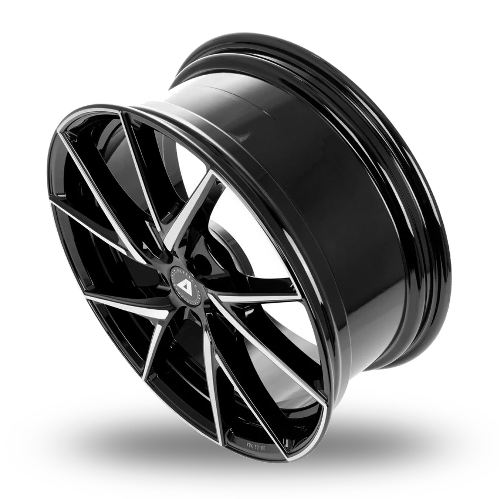 18" Alutec ADX.01 Gloss Black Polished Alloy Wheels
