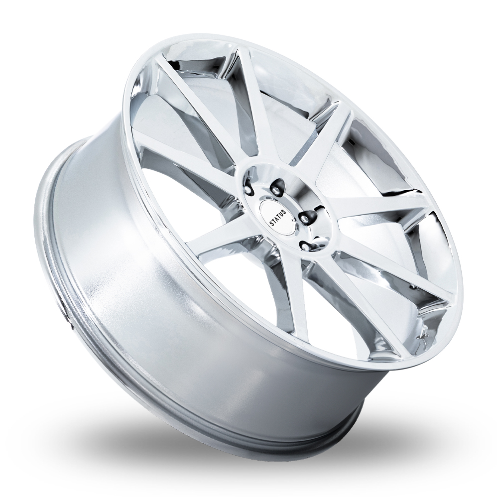 22" Status Mammoth Chrome Alloy Wheels