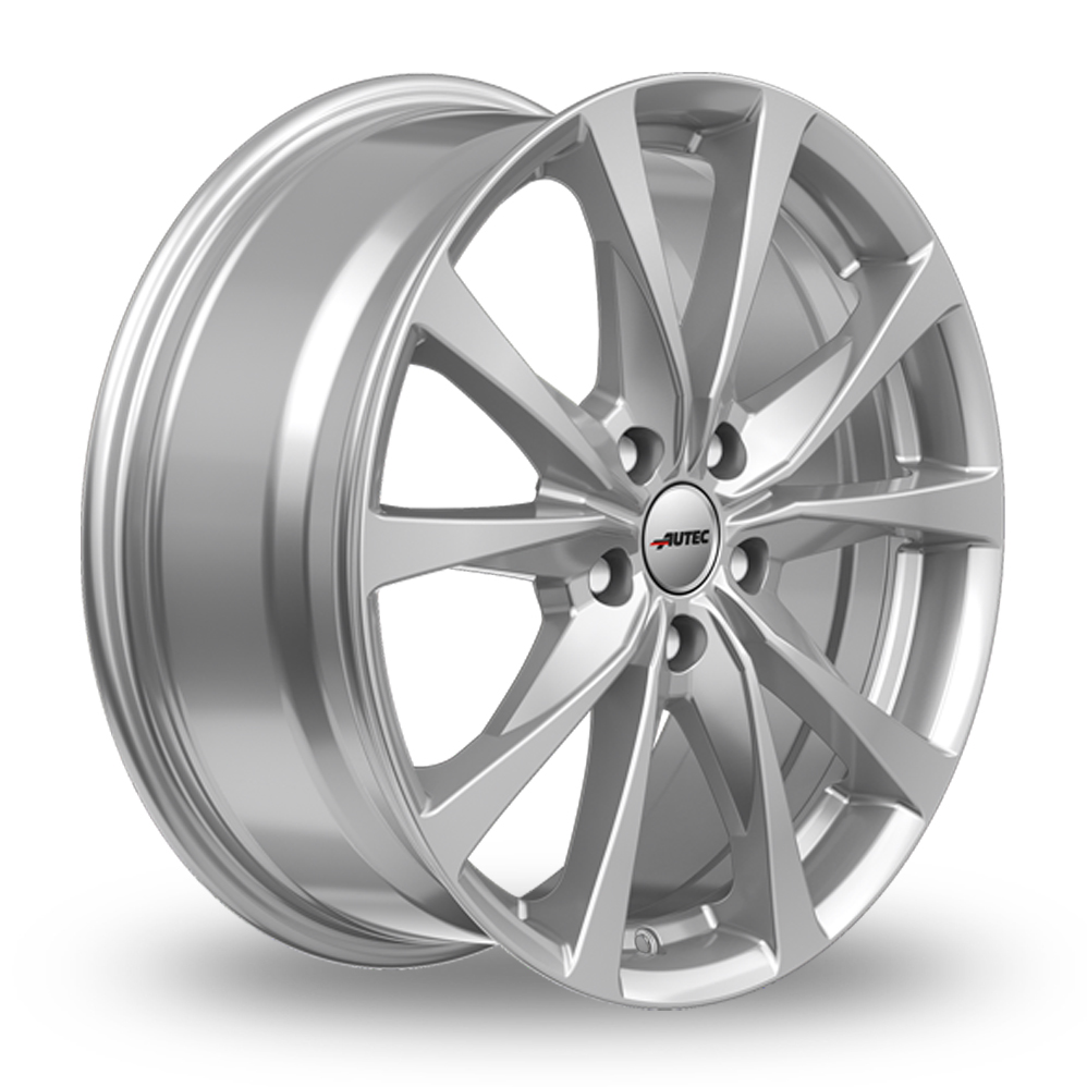 16" Autec Brixen Brilliant Silver Alloy Wheels