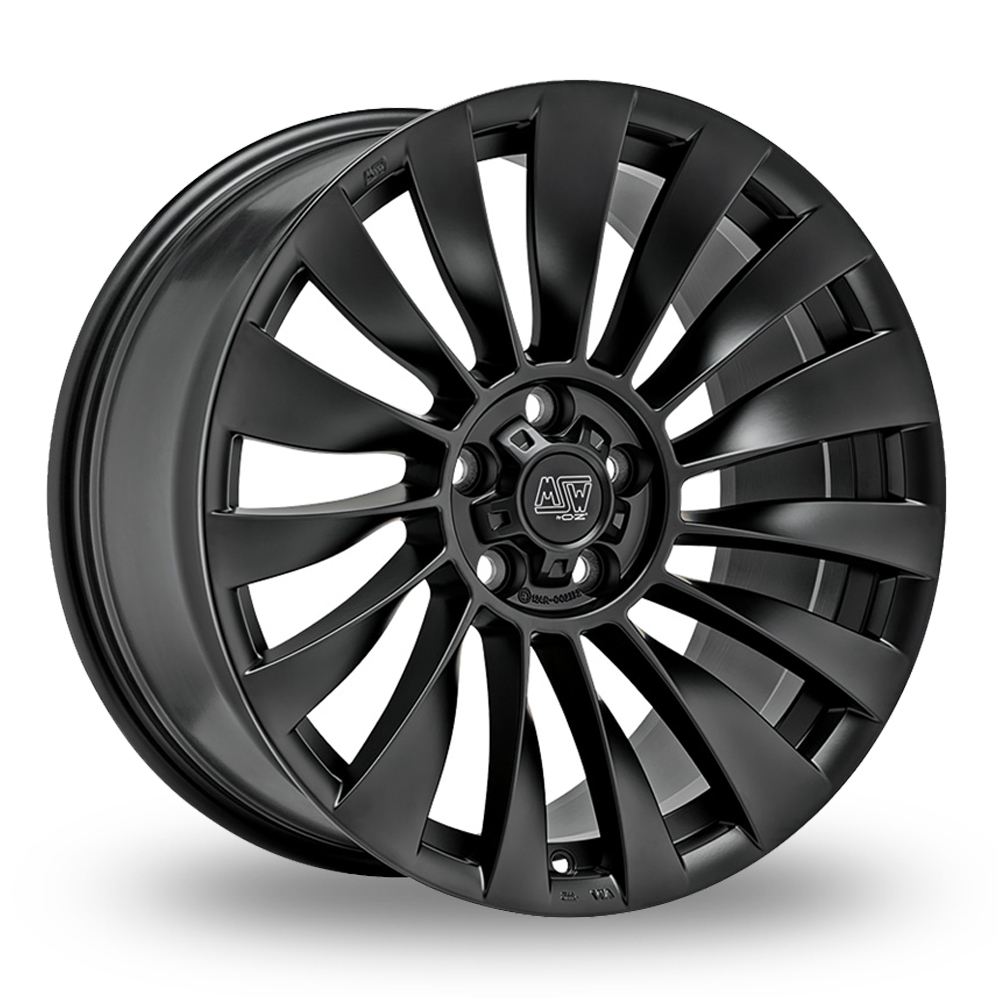 MSW (by OZ) 37T Matt Black Alloy Wheels