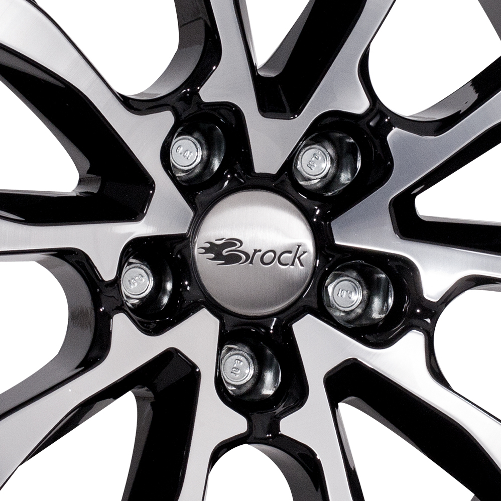 18" RC Design RC23 Gloss Black Polished Alloy Wheels