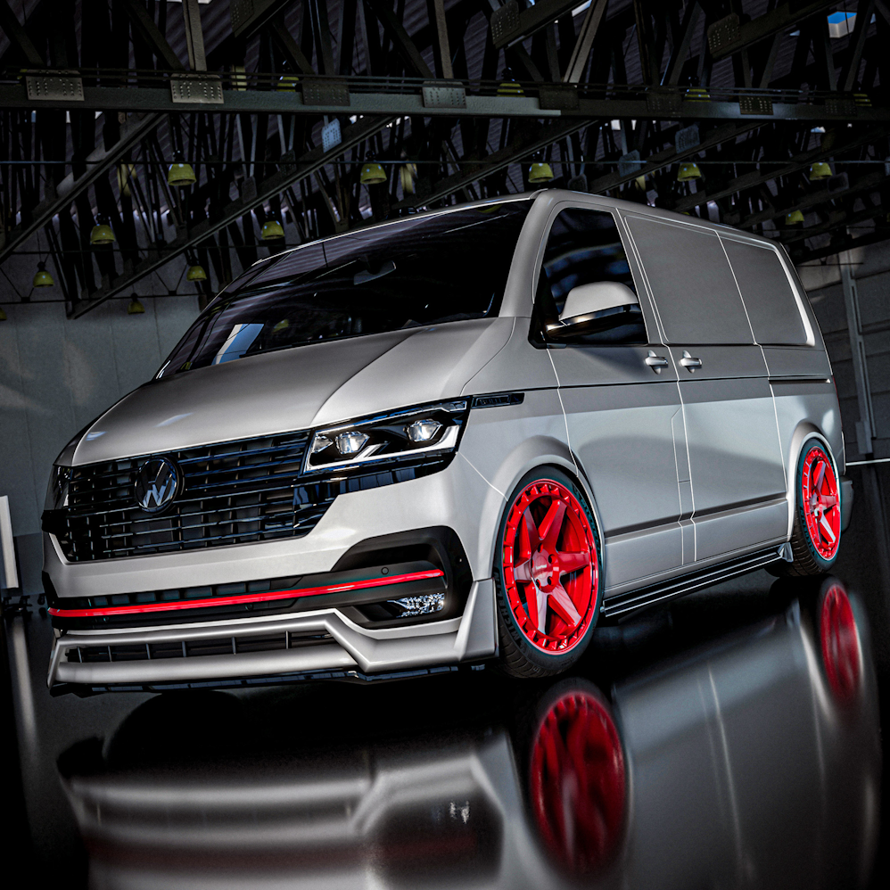 20" SuperMetal Charger Revolution Red Alloy Wheels