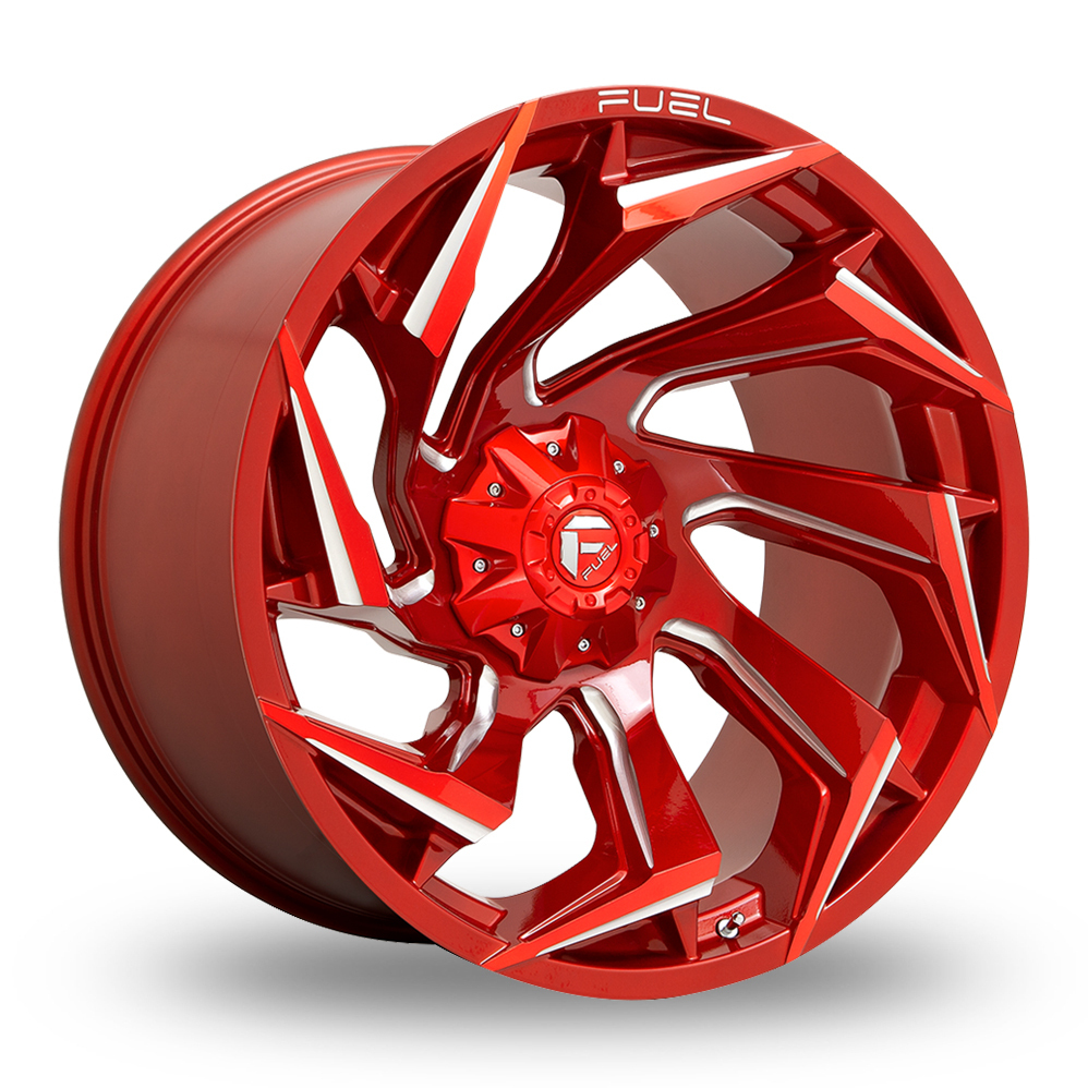 Fuel Off-Road D754 Reaction (EU Warehouse) Candy Red Milled Alloy Wheels