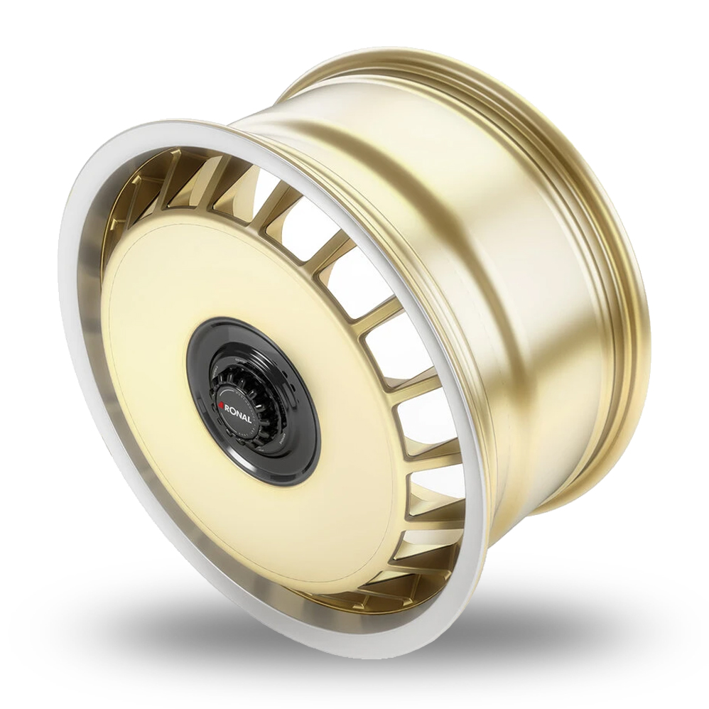 18" Ronal R50 REV-B Racing Gold Polished Rim Alloy Wheels