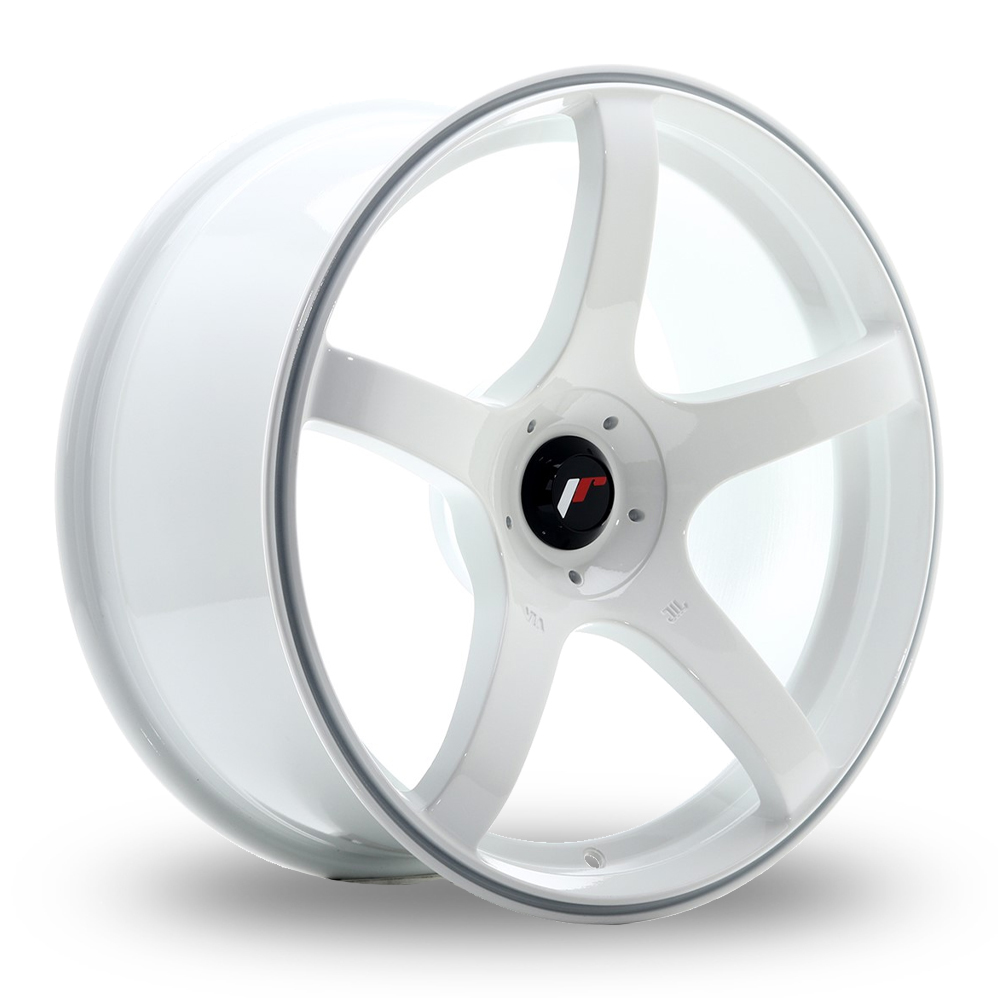 Japan Racing JR32 (8.5x18) (Custom Fitment) White Alloy Wheels